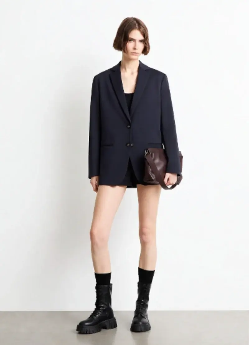 Blazer provato sulla foto