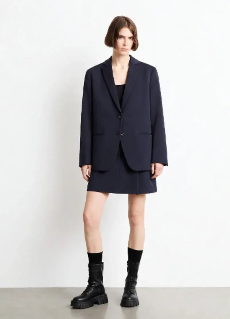 Blazer tried on the photo